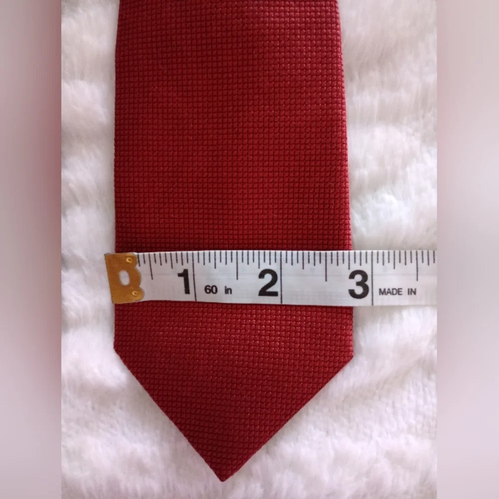 Red Boy's Clip On Tie Set